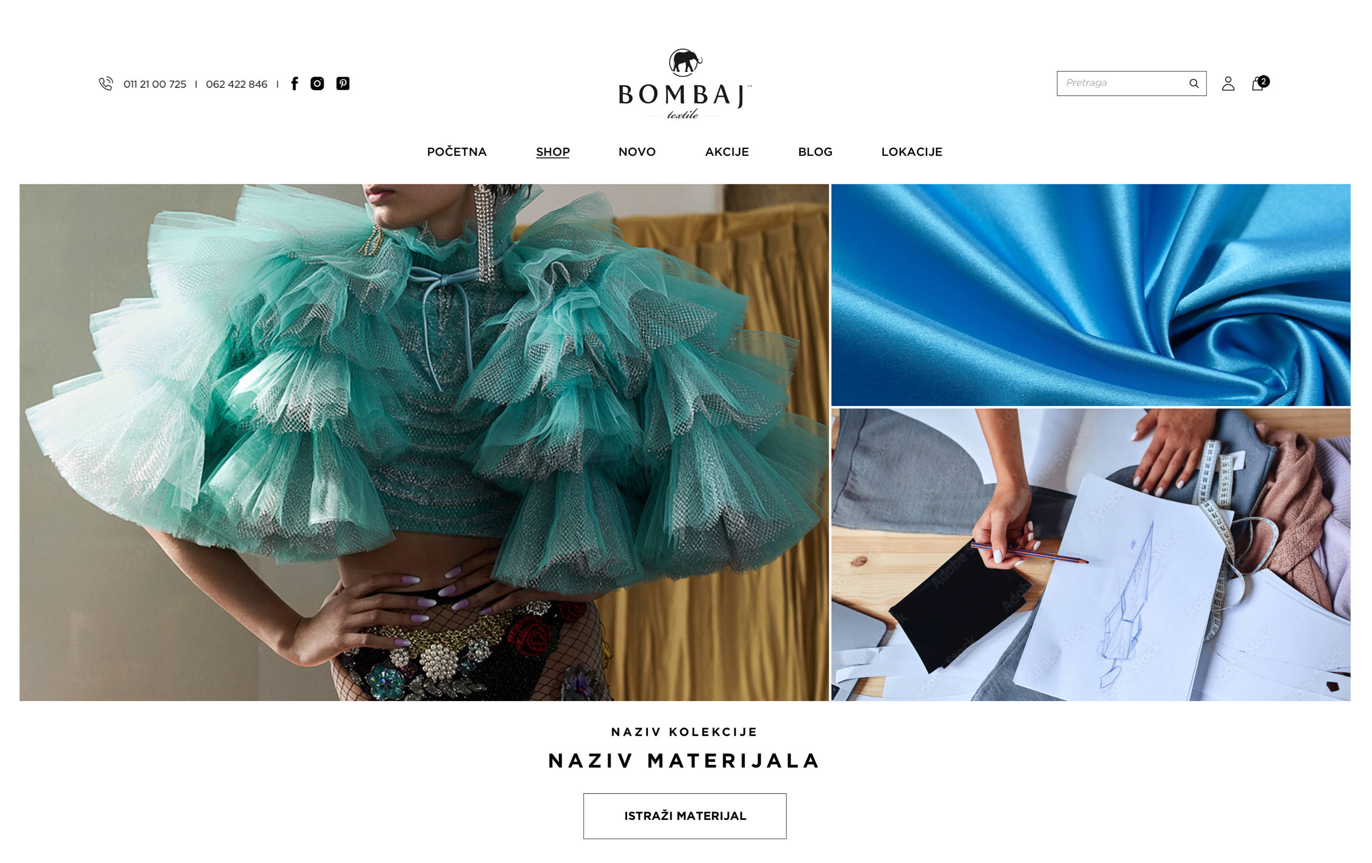 BombayRextile web-prodavnica