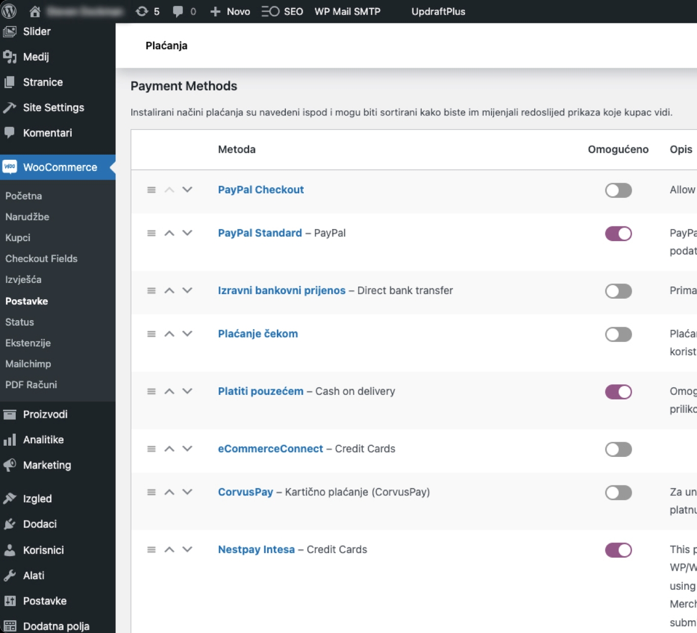 Woocommerce Payments
